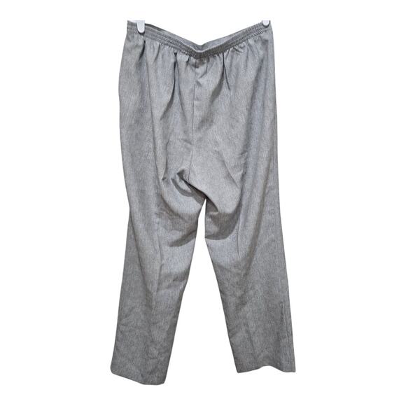Alfred Dunner Gray Pull-On Trousers Women’s Size 12 - Picture 2 of 9